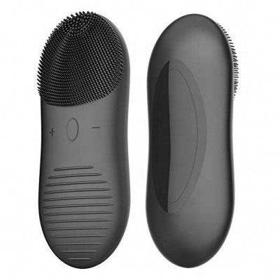 Waterproof IPX7 Electric Sonic Silicone facial cleansing brush vibrating Face cleaner Skin care device Gentle exfoliation