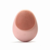 Silicone Wireless Charging Vibrating Electric Massager Facial Cleansing Brush